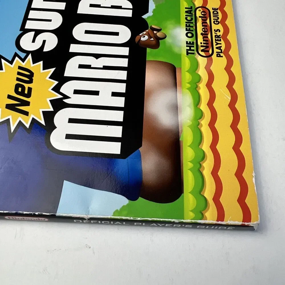 New Super Mario Bros Official Strategy Premiere Guide Book Nintendo Power DS